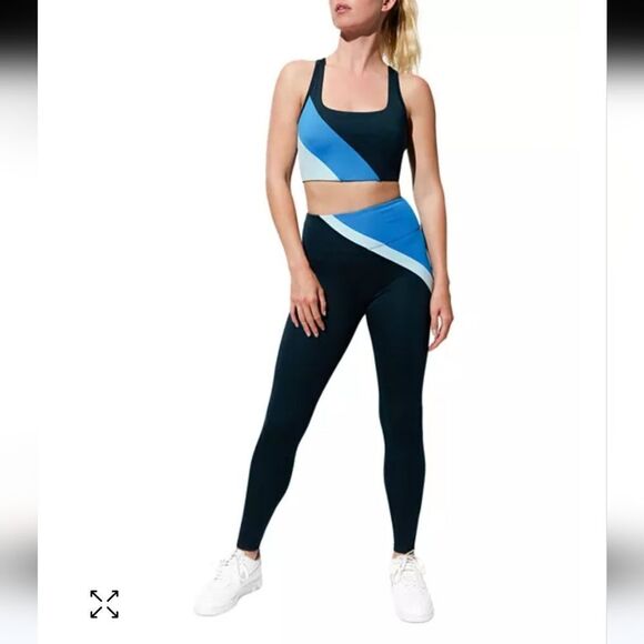 EleVen by Venus Williams Pants - EleVen by Venus Williams Courtside High Rise Leggings and Sports Bra SET